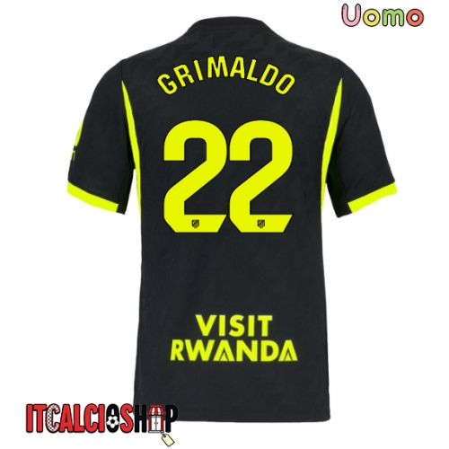 Atletico Madrid Alejandro Grimaldo #22 Seconda Maglia 2026-27 Manica Corta